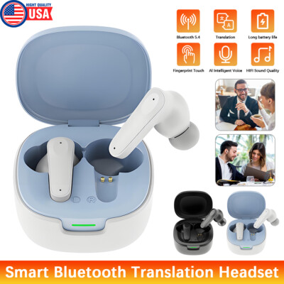 2025 144+Languages Translator Earbuds Real Time Translator Earphones Smart Voice