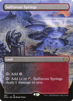 Sulfurous Springs MTG Dominaria United Rare Foil NM x1 - Magic