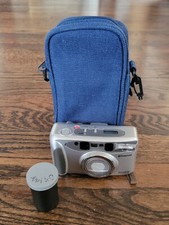 Polaroid PZ2300 AF 35mm Film Camera with Case and Film   Tested  Working  