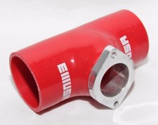 3 Red Silicone Adapter W Type S Bov Flange Fits Acura Bmw Toyota Mitsubishi