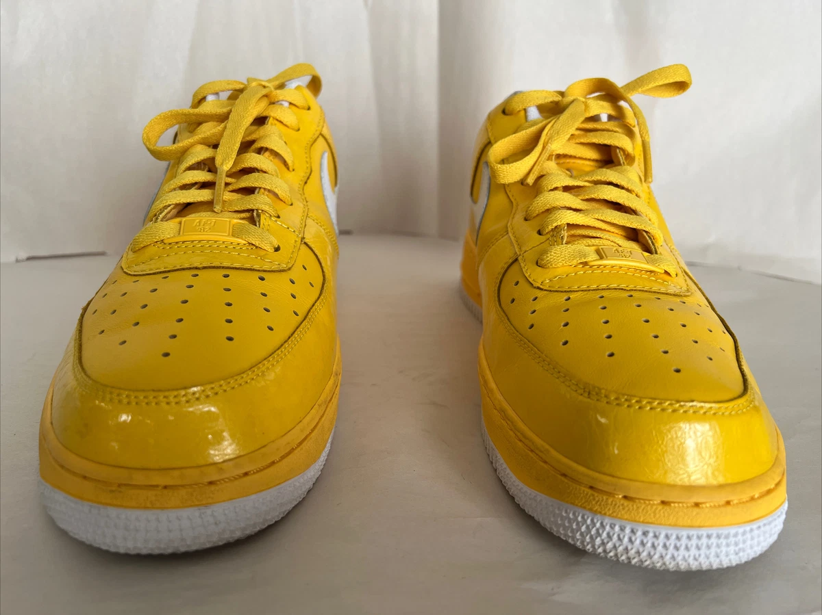 NIKE 315115-713 AIR FORCE 1 Women's Size 11 Yellow Maize White