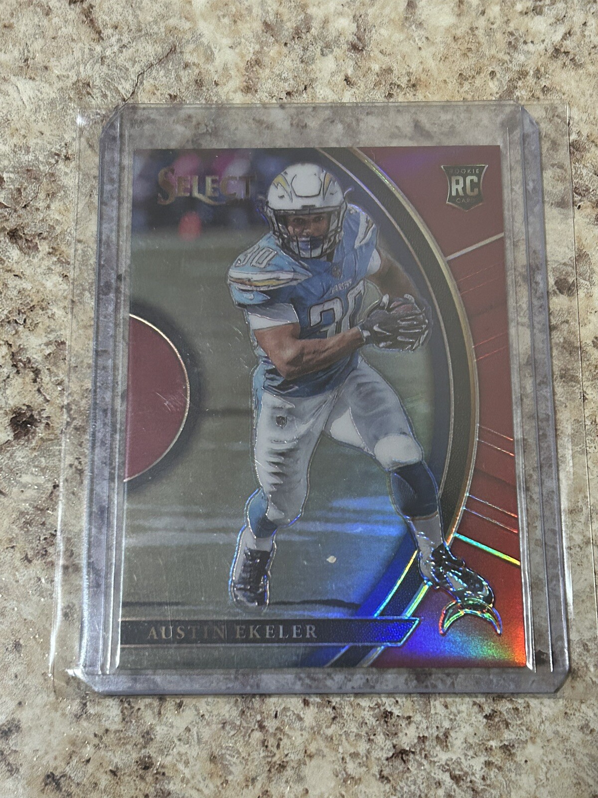 2017 Select Concourse Austin Ekeler Rookie #84 Maroon Prizm /99 SP Washington