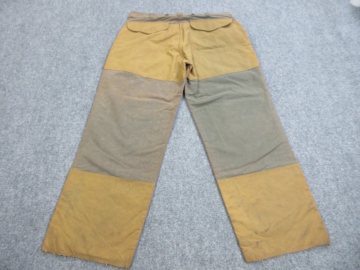 40’s〜50’s FILSON double knee work pants VINTAGE Filson Pants Mens 40 Brown Tin Cloth Canvas Double Knee
