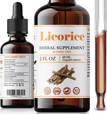 Licorice Root Extract - Herbal Immune Support- Glycyrrhiza Glabra Supplement ...