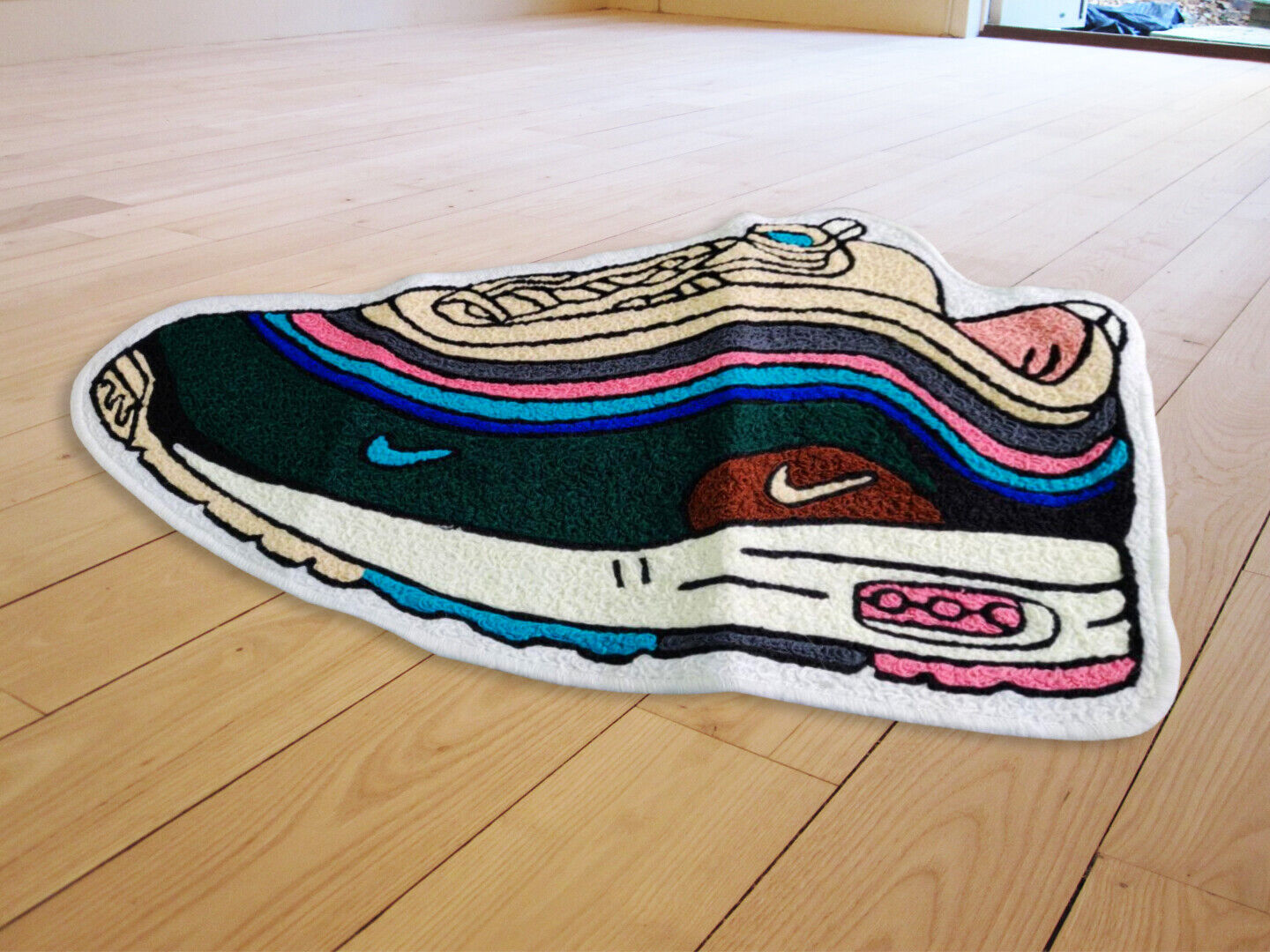 Slagschip kapitalisme tekst Custom Nike Air Max 1/97 Sean Wotherspoon Floor Mat Carpet Living Rug  AJ4219-400 | eBay