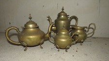 Kannen Set Teekanne Kaffeekanne Milch und Zucker 4-teilig