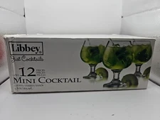 Libbey Just Cocktails Mini Cocktail Glasses 12 5.5 Oz