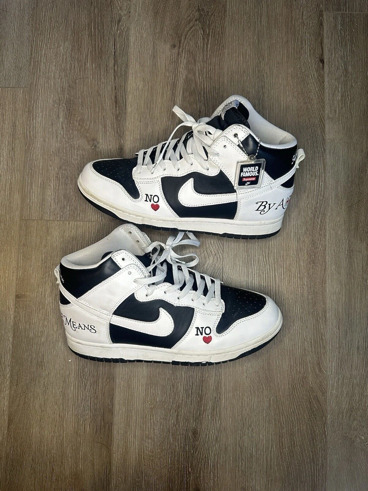 Taille 12   Nike Supreme x Dunk SB High By Any Means   Stormtrooper
