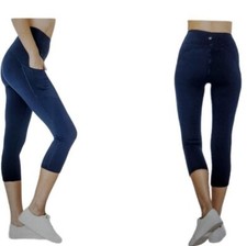 EWEDOOS Capri Leggings Pants Yoga Athletic Athleisure Workout Woman's WOMEN'S L