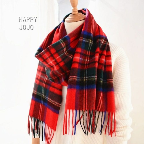 100% cashmere scarf women men Scotland 