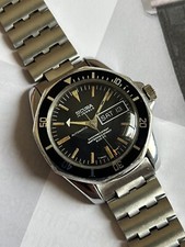 Bracciale Vintage Sicura Breitling Automatico Subacqueo Uomo Raro 600FT