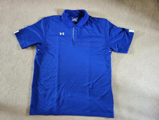 BRAND NEW Under Armour Loose HeatGear Men's Short Sleeve Polo Size XL Royal Blue