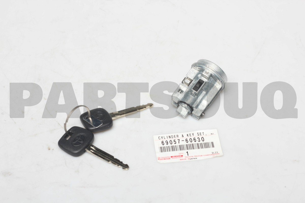 6905760630 Genuine Toyota CYLINDER & KEY SET, IGNITION SWITCH LOCK