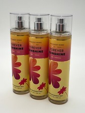 Bath  Body Works Fine Fragrance Mist FOREVER SUNSHINE 8 fl oz Set of 3