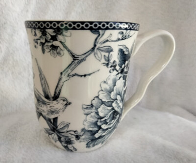 COFFEE MUG ADELAIDE BLUE 222 FIFTH PORCELAIN Tea Cup New