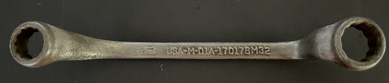 VINTAGE FORD 1940'S SPARK PLUG, HEAD BOLT WRENCH M-01A-17017BM32 MADE IN U.S.A.
