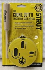 Hunters Specialties HS Strut Cookie Cutt'R Tracer Lid Turkey Clucks Yelps Purrs!