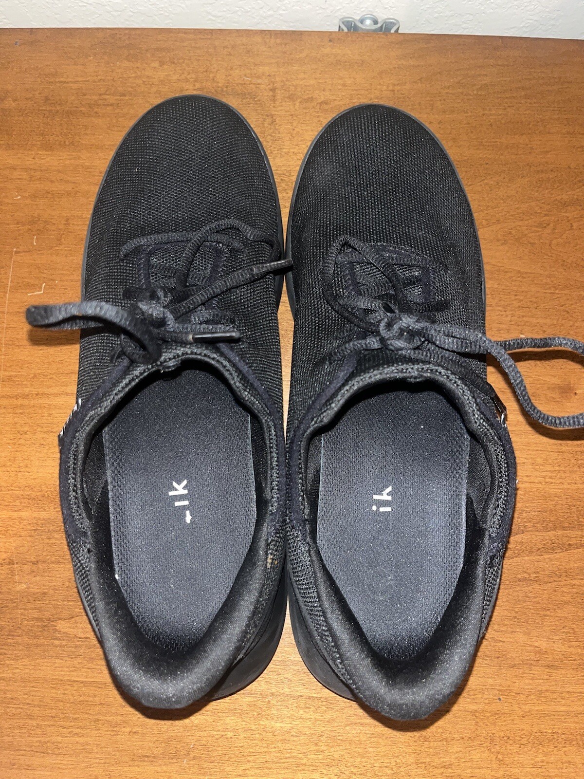 SAOLA Scarpe sneakers Kizik Madrid eco maglia slip on nere uomo taglia 12 donna 13 5