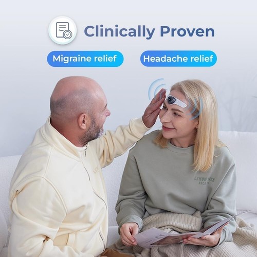 HeadaTerm Migraine Relief Device e-TNS Treatment For Migraine And Headache - Picture 2 of 7