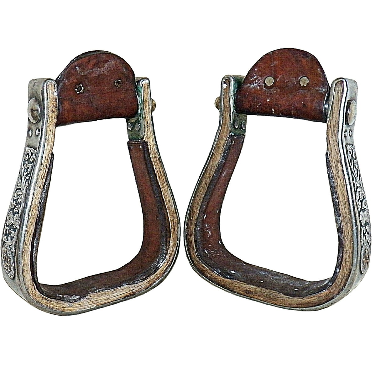 Vintage Diablo Sterling Silver Filigree Overlay Western Saddle