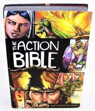 The Action Bible God's Redemptive Story Hardcover Illustrated 2010 David C. Cook