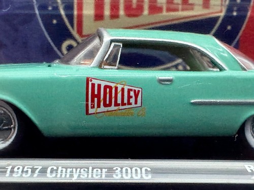 M2 Auto-Drivers 1957 Chrysler 300C, Mint Green, Holley, R44, 1:64, NIB - Picture 6 of 11