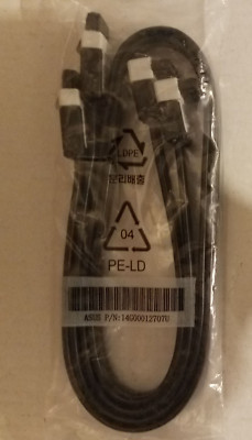 Asus 14G00012707U Lot of 2x 90 Degree/Straight 18'' SATA 3 6GB/s Data Cable