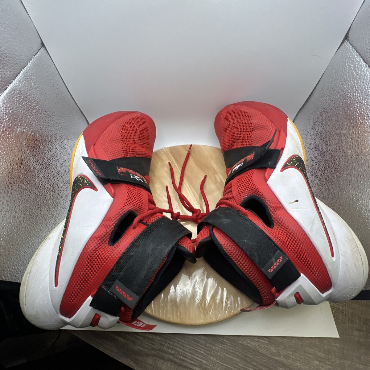 Size 12 Nike LeBron Soldier University Red for sale online