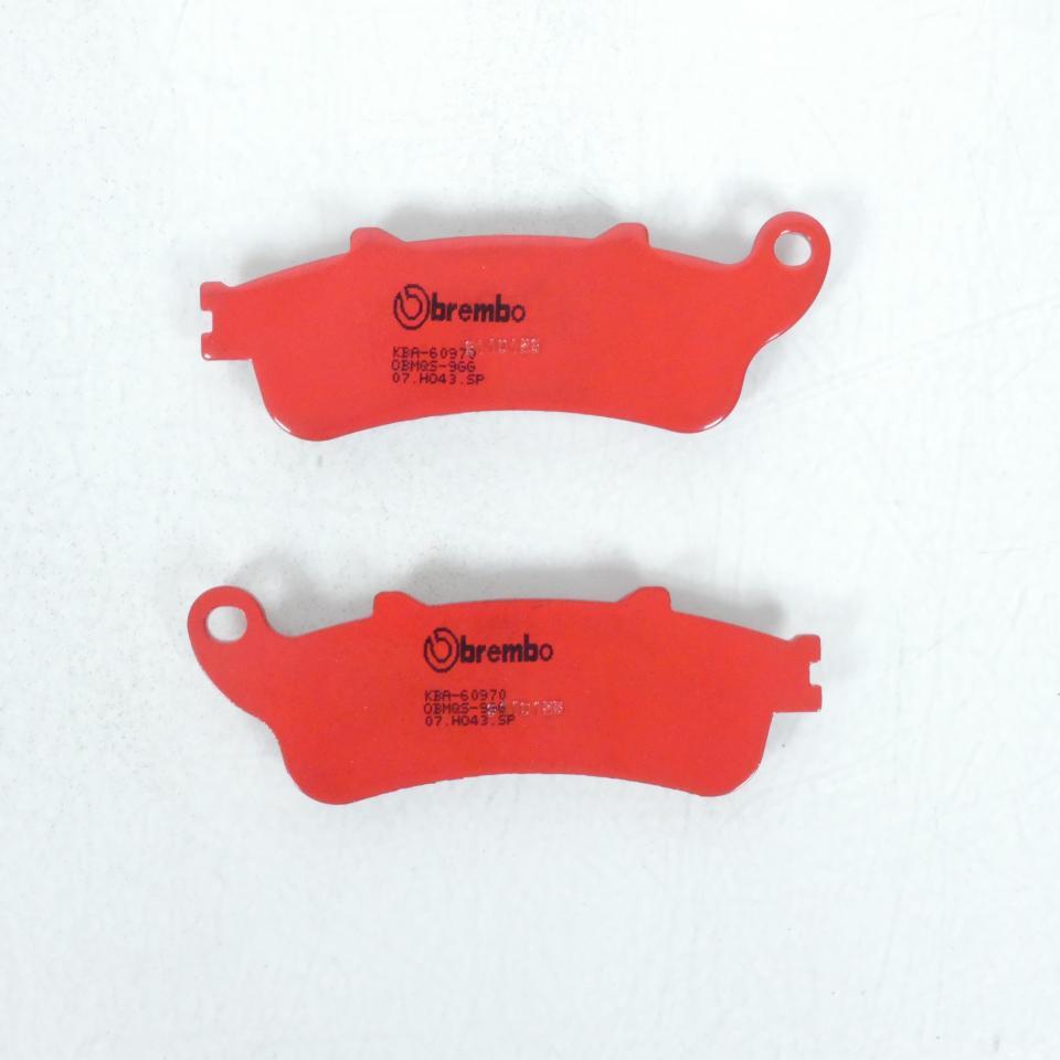 Plaquettes De Frein Brembo Pour Honda Deauville 650 (2002-2006) - Référence 07HO42.SA, Métal Fritté Rouge