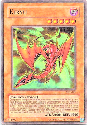 Kiryu MFC-009 Yu-Gi-Oh! Card Heavy Play Unlimited Kiryu MFC-009 Yu-Gi-Oh! Card Heavy Play Unlimited