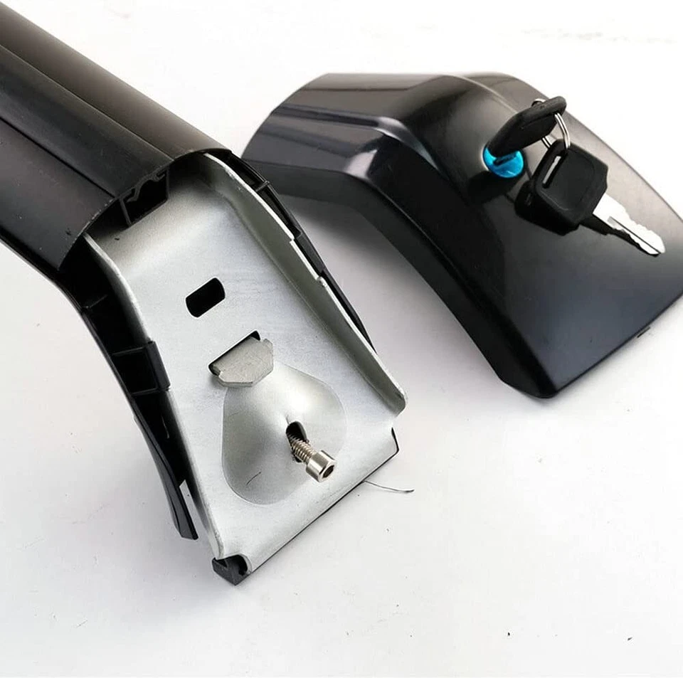 Barra transversal 2 piezas apta para barras de equipaje de riel de techo Mitsubishi Montero Sport 2015-2024 Foto 3 de 4