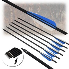 16/17/18/20/22 inch Crossbow Bolts Carbon Shaft Arrows Archery Hunting Shooting