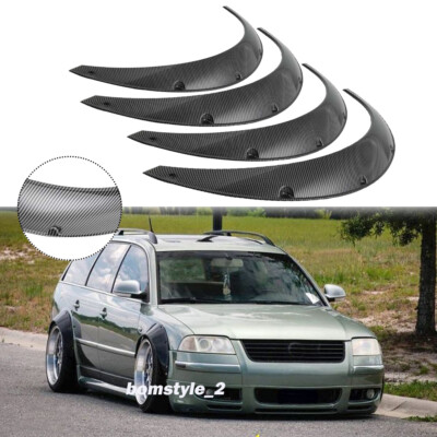 Carbon Fiber Fender Flares Extra Wide Wheel Arch Body Kit For VW Pointer 1998-09