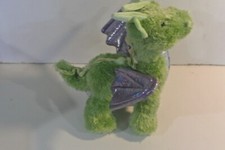 Melissa  Doug Zephyr Dragon Green Purple Plush Weighted Feet