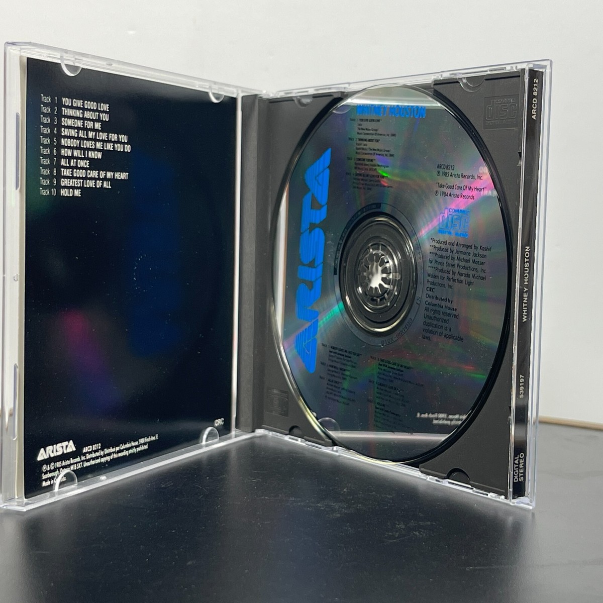 Whitney Houston - Whitney Houston Self Titled Music CD 78221821223