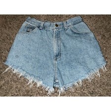 Vintage Wrangler Cut Off Shorts Size 10 read Blue Booty Western Summer Denim