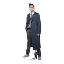Fourteenth Doctor Who Lebensgr&ouml;&szlig;e Karton Ausschnitt Mit Gratis Mini F D Tennant