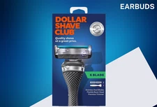 Men's 6-Blade Razor Starter Set w/Handle & 2 Refills - DSC