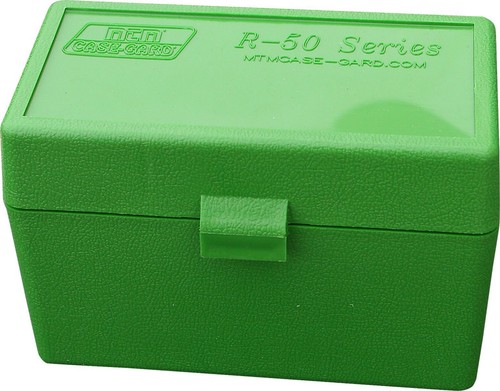 mtm 50 round flip top rifle ammo box .222 .223 .243 22-250 .