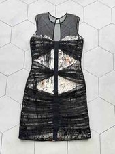 Just Cavalli Women s Mesh Bodycon Mini Dress ...