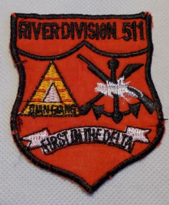 Ecusson / patch Vietnam - US navy - River division 511 - Photo 1/2