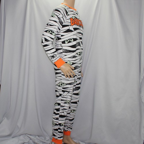 Dadcula Hombre Pequeño Halloween Pijama Conjunto Disfraz Momia Top 34-36 Inferior 28-30 - Imagen 4 de 16
