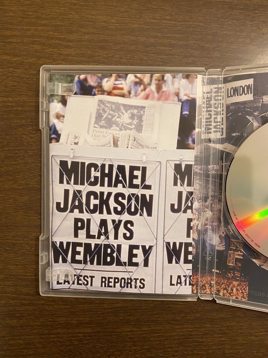 MICHAEL JACKSON JAPAN IMPORT DVD LIVE AT WEMBLEY JULY 16