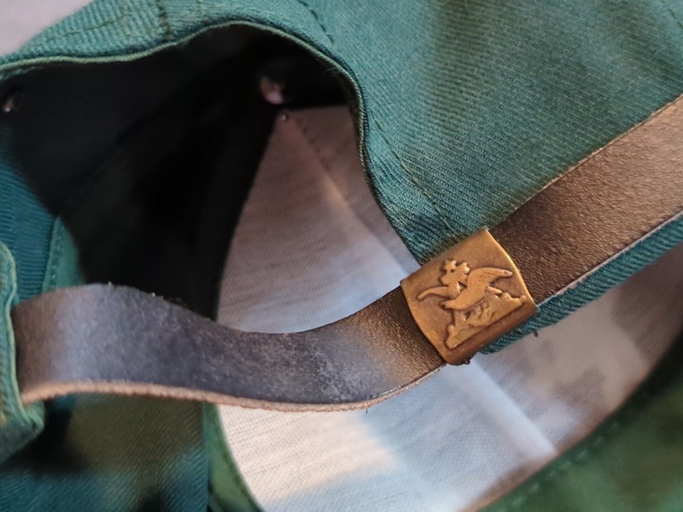 Vintage Anheuser Busch Hat Green Collectors Edition USA Strap Back