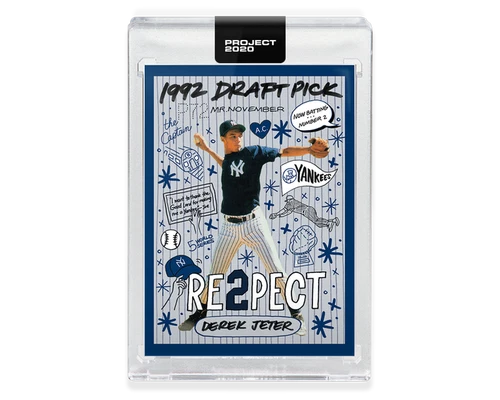 2020 TOPPS PROJECT 2020 #251 DEREK JETER - BY SOPHIA CHANG