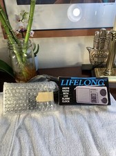 Radio alarm clock travel AM/FM Lifelong model 845 Brand NEW Box RARE