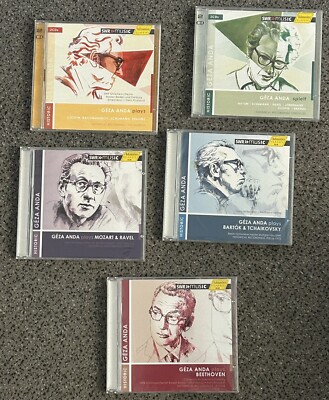 Géza ANDA: Beethoven, Brahms, Chopin, Ravel, Tschaikowsky, Schumann u.a. (7 CDs)