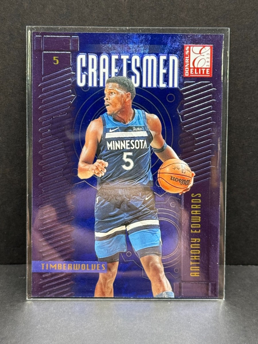 2023-24 Elite Craftsmen Blue 14 Anthony Edwards #46/99 Minnesota