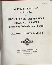 Vauxhall Velox & Cresta PA 1961 Front Axle Suspension Steering brakes