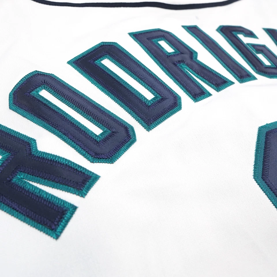 Alex Rodriguez 1994 Seattle Mariners Men's Home White Jersey w/ MLB 125th Patch - Image 4 of 4